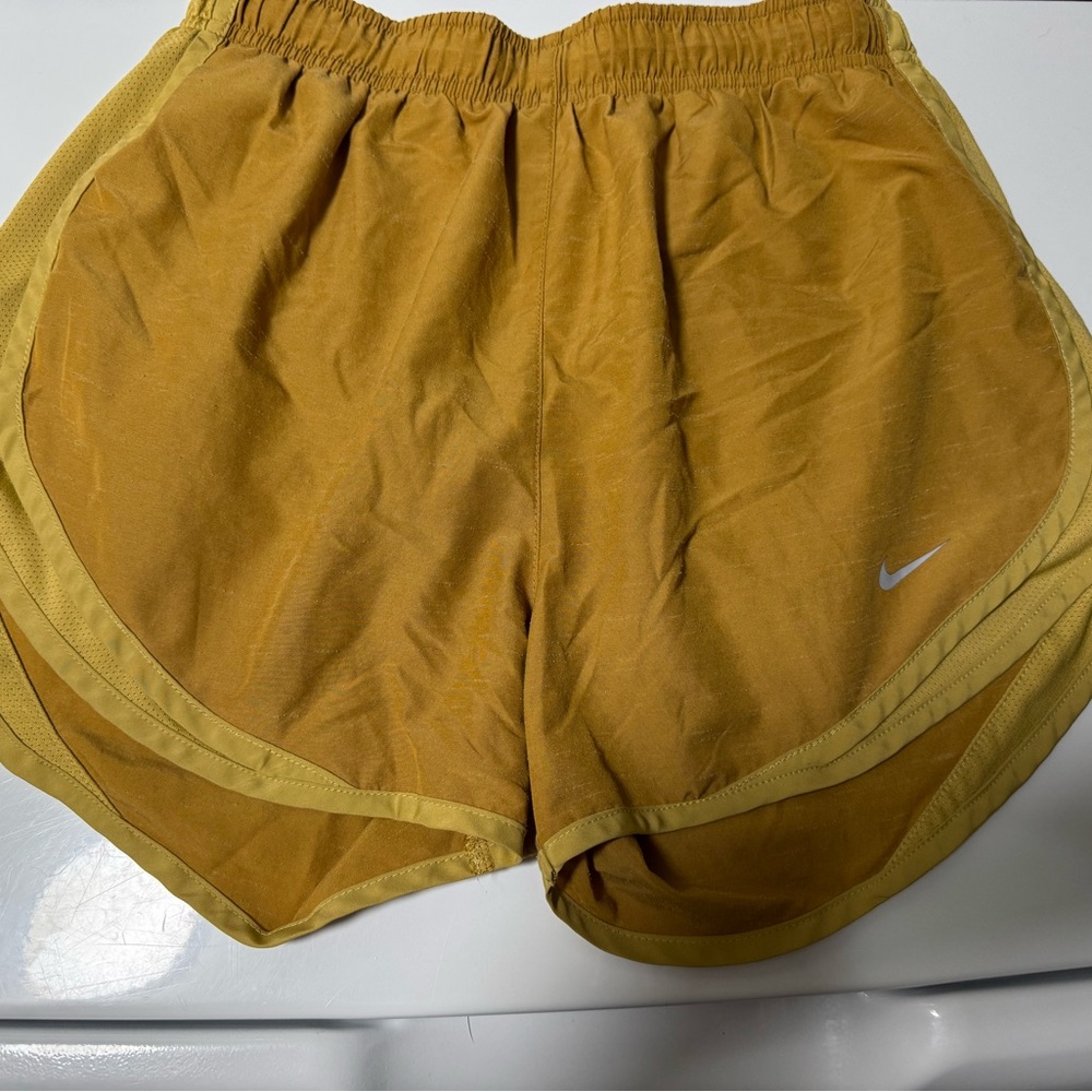 Women's Gold Nike Shorts